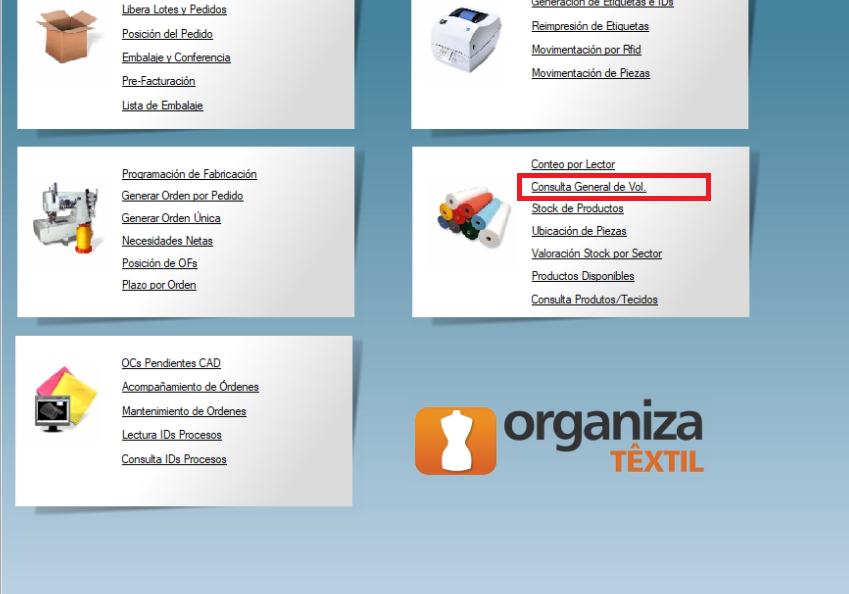 Consulta volumen